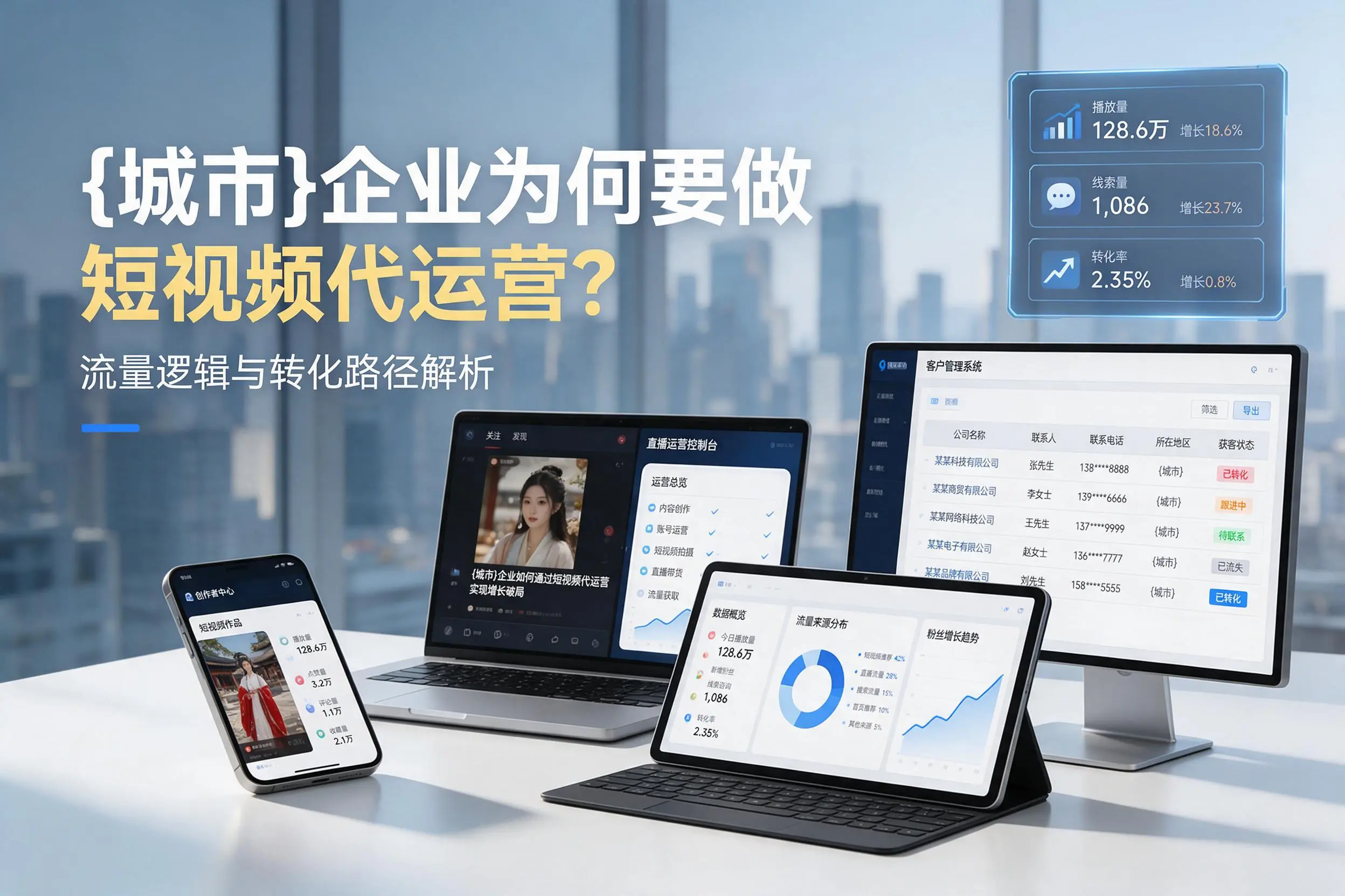 阿里企业为何要做短视频代运营？流量逻辑与转化路径解析