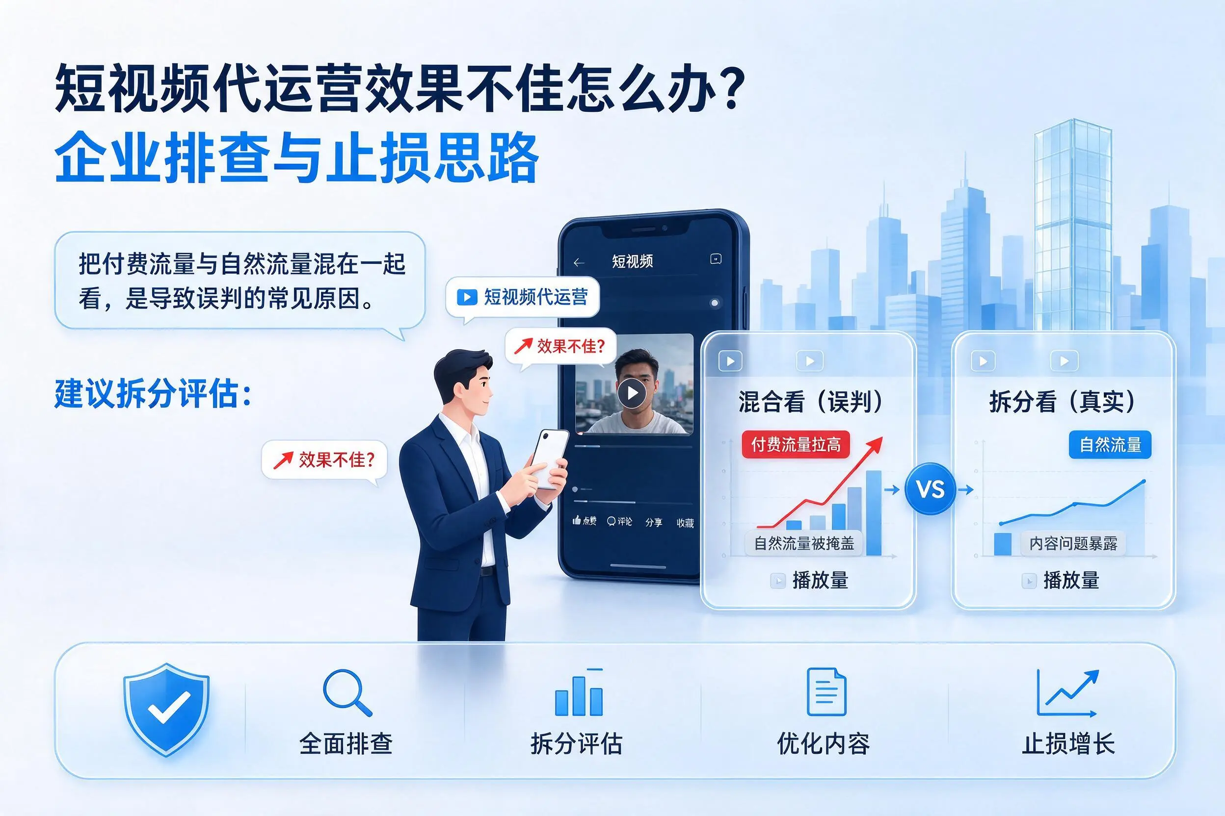 短视频代运营效果不佳怎么办?阿里企业排查与止损思路