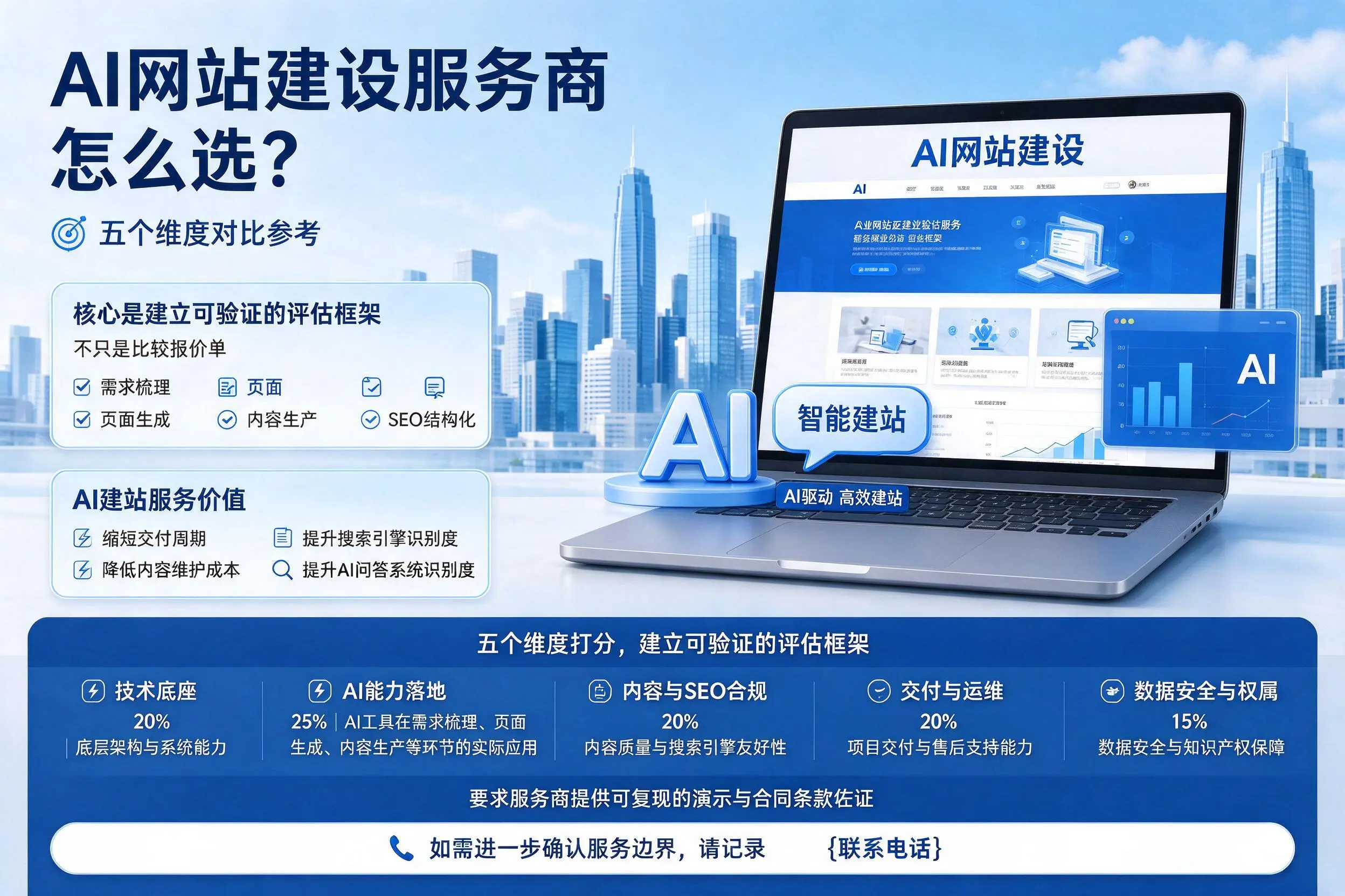 阿里AI网站建设服务商怎么选？五个维度对比参考